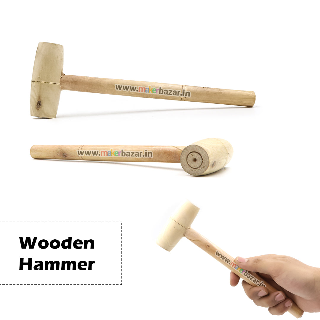 Multipurpose Mallet Wooden Hammer for Home Use/DIY/Pinata Cake