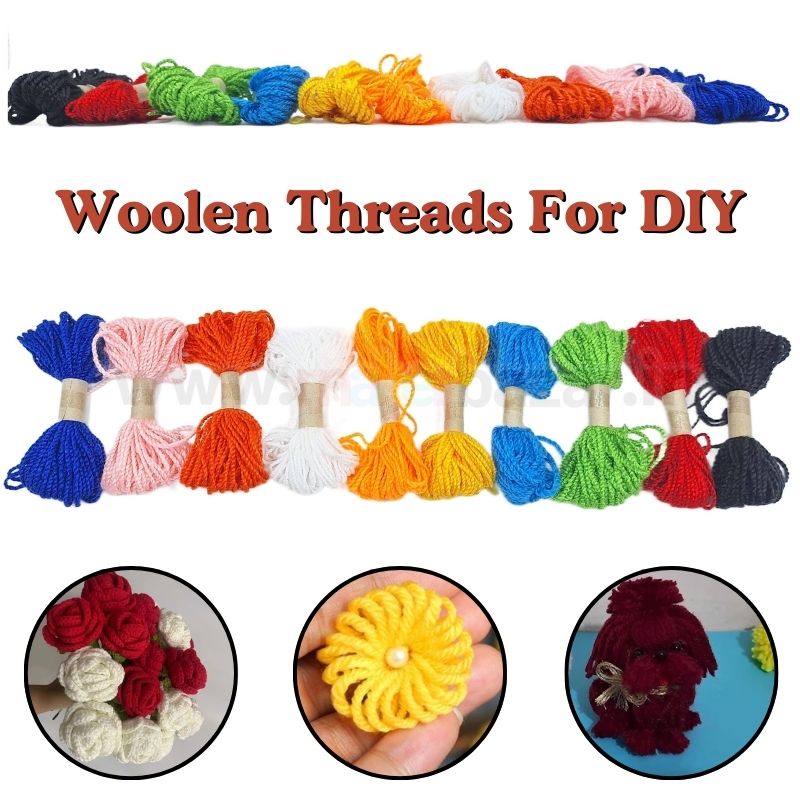 DIY Woolen Threads for Art & Craft