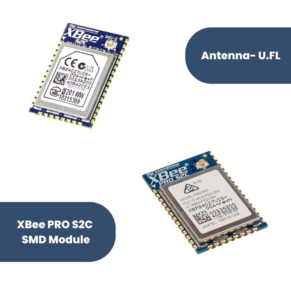 82 Smd Module 802.15.4 XBee | PRO S2C | SMD Module | Wireless RF Module | U.FL Antenna