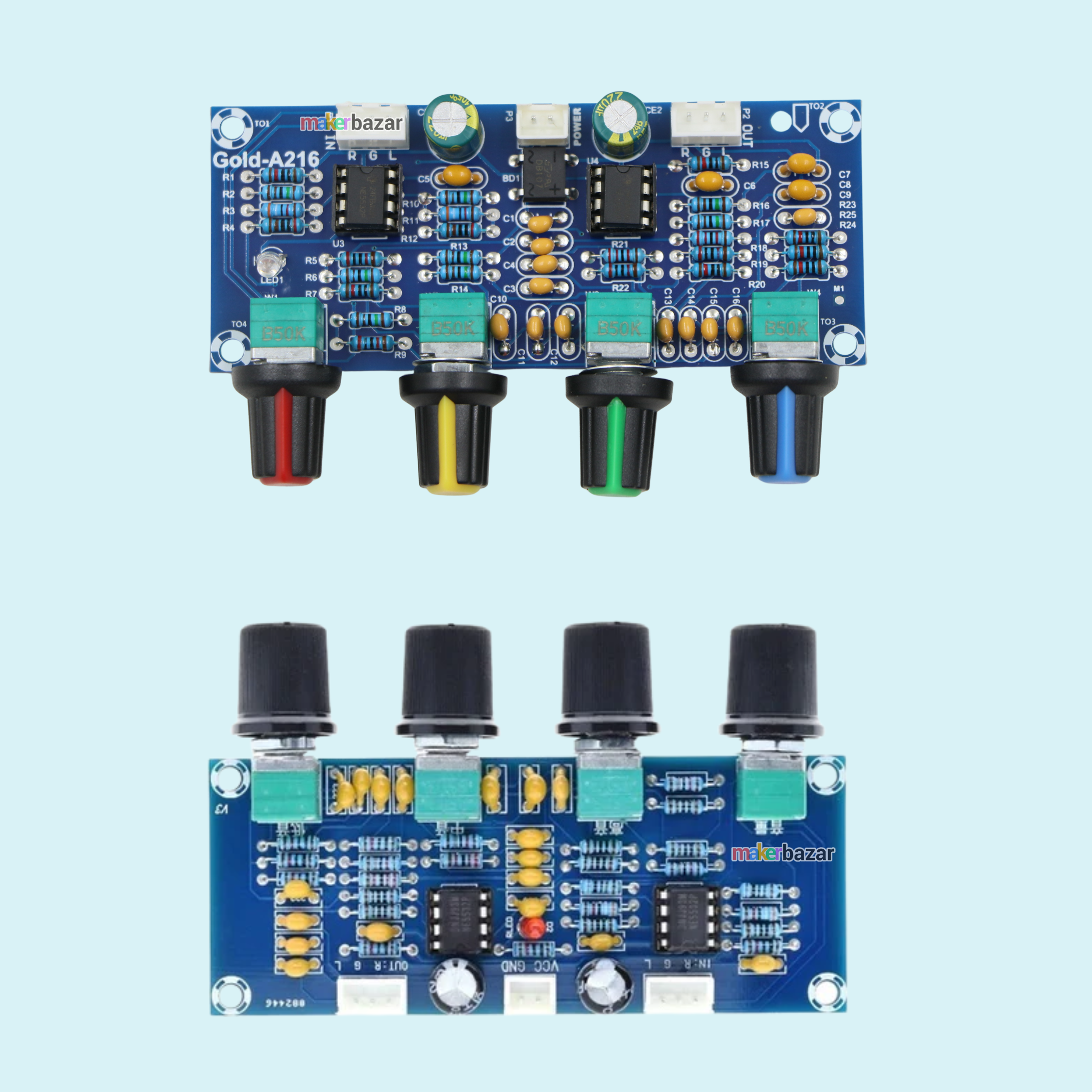 XH-A901 NE5532 Tone Board Pre-Amplifier with Bass & Treble Control (AC/DC version)