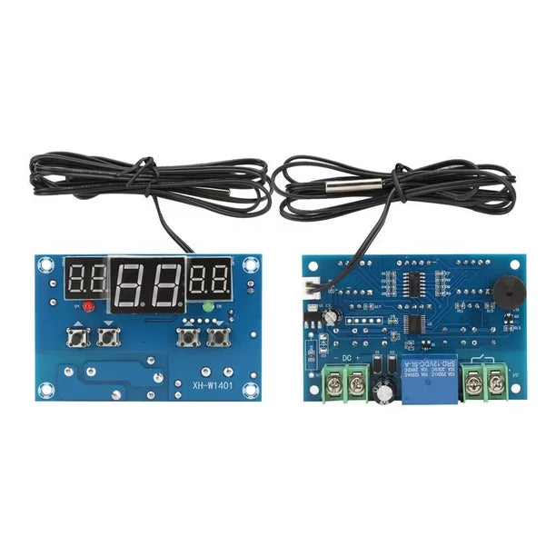 XH-W 12-Volt Digital Temperature Controller Module W/ Display and NTC Temp Sensor