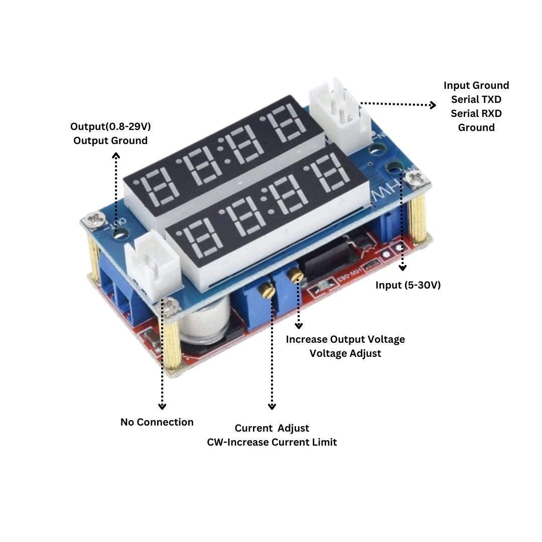 XL4015 5A DC-DC Step Down Adjustable Power Supply Buck Module