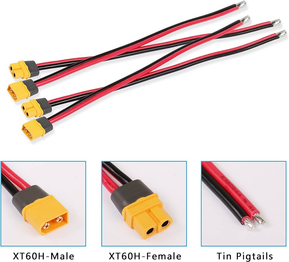 XT60H Battery Connector With Silicon Wire