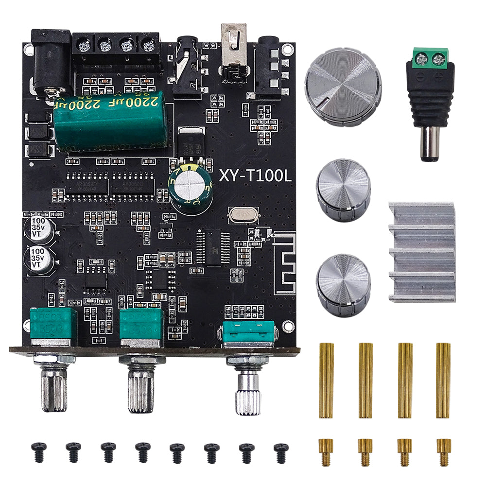 Bluetooth Module Rftitmt100 XY-T100L Bluetooth 5.0 Module | Wireless Amplifier Board | Audio ...