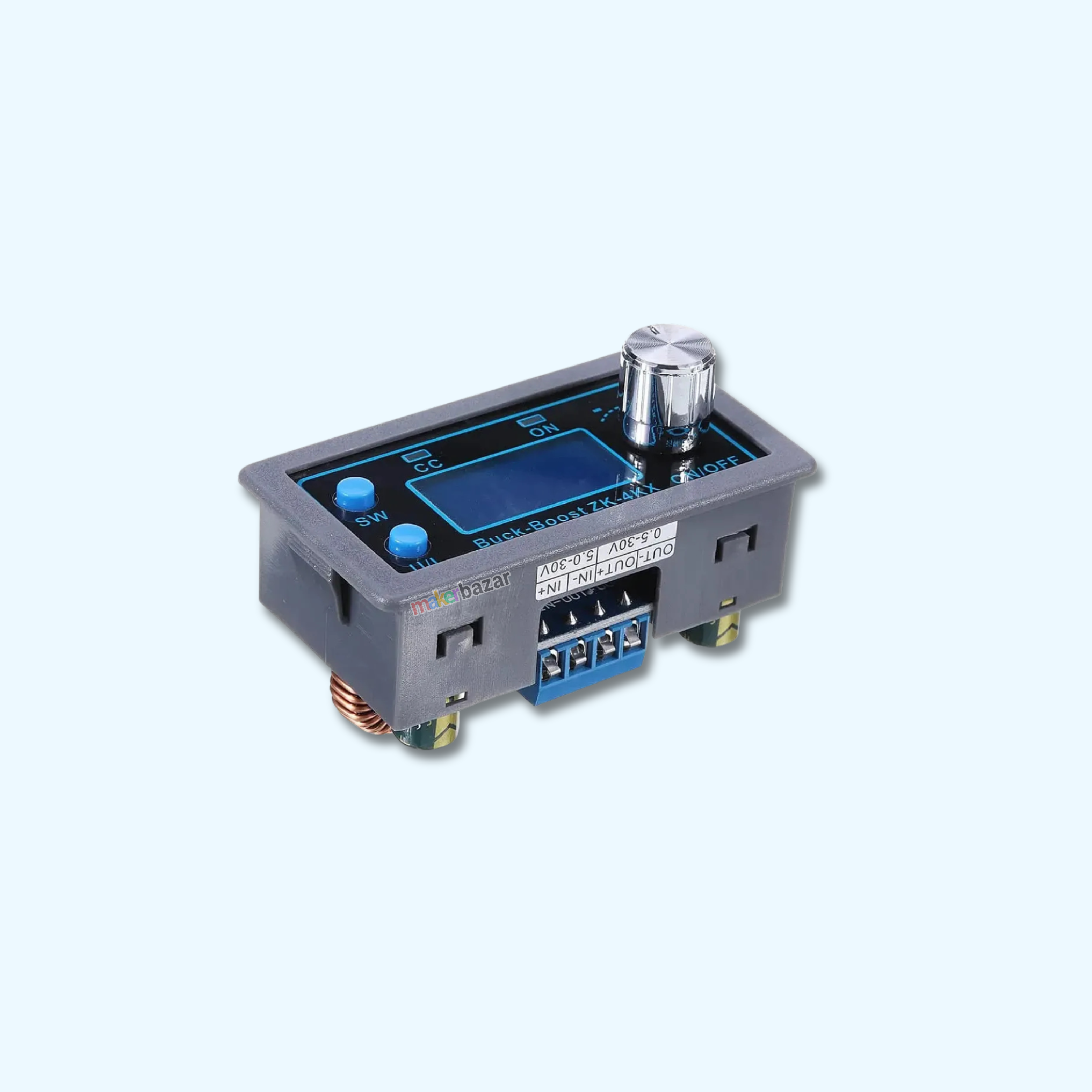 ZK-4KX DC 0.6–36V 5A 50W Adjustable Buck Boost Power Module