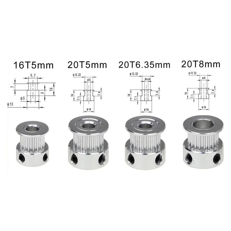 8mm top bore pulley
