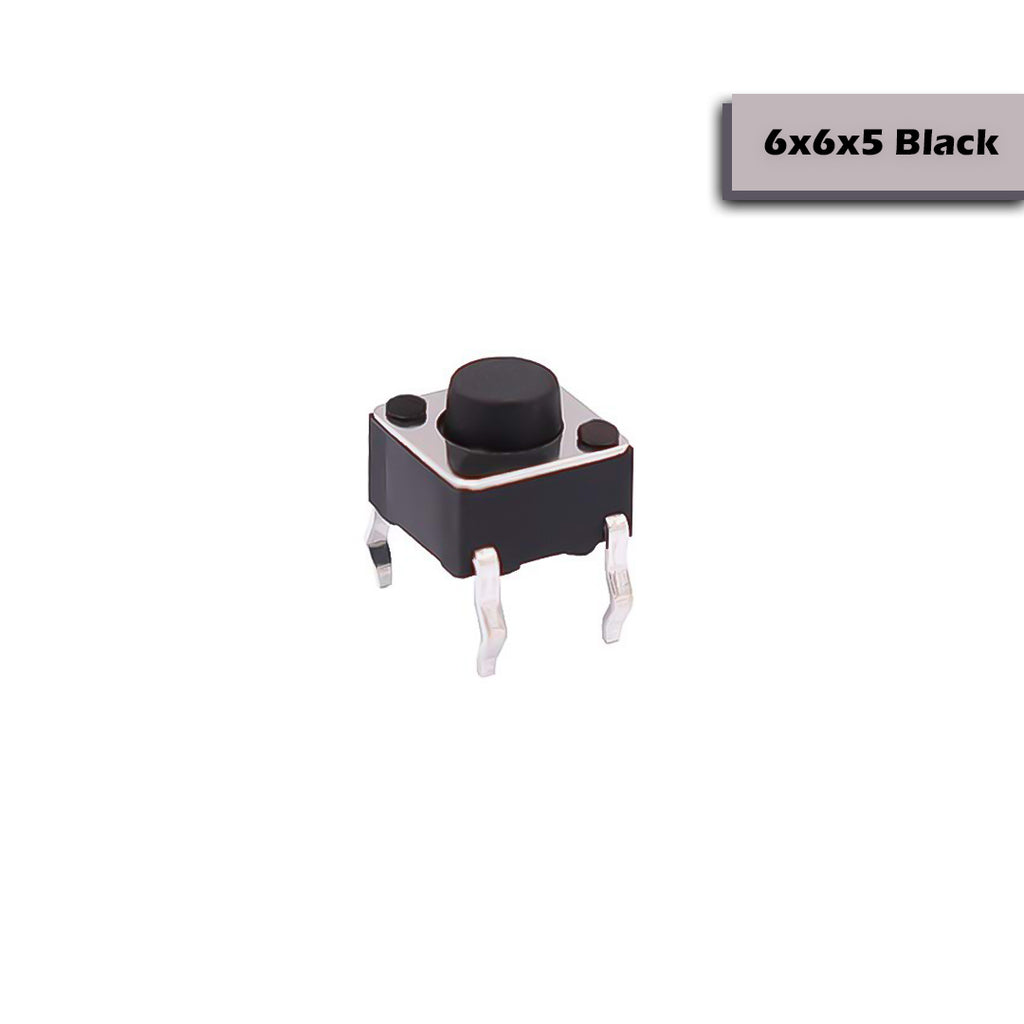6x6x5mm Mini Tactile Push Button Switch - 4Legs