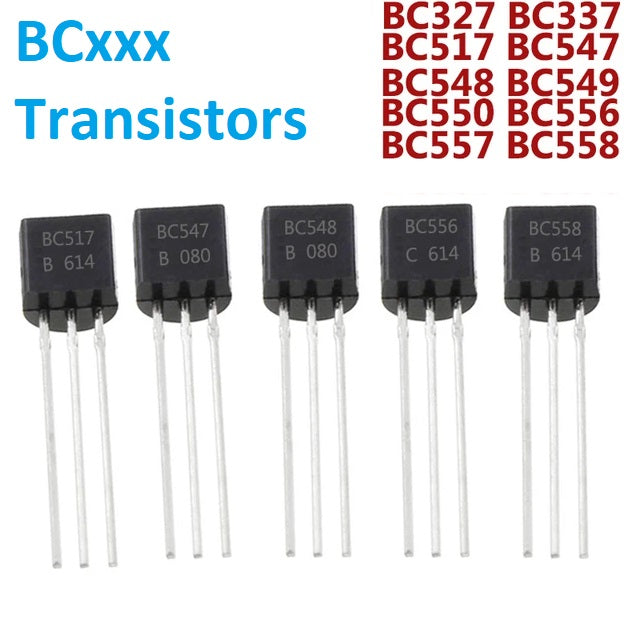 BCxxx General Purpose Transistors [TO-92]