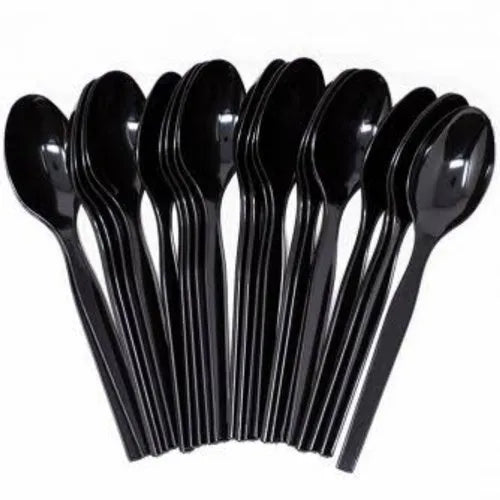 Plastic Black Spoon for DIY