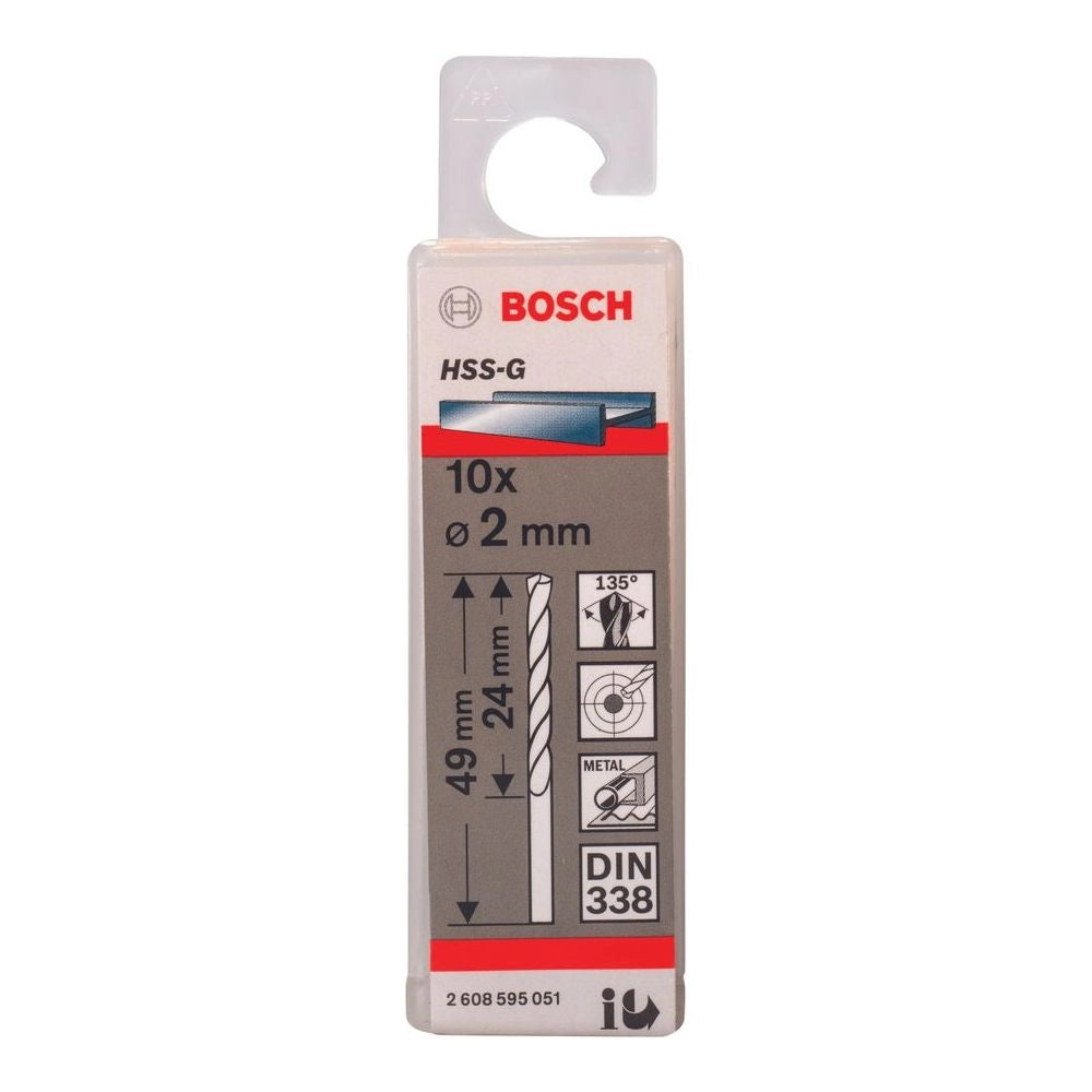 Bosch Metal Drill Bits HSS-G PointTeq