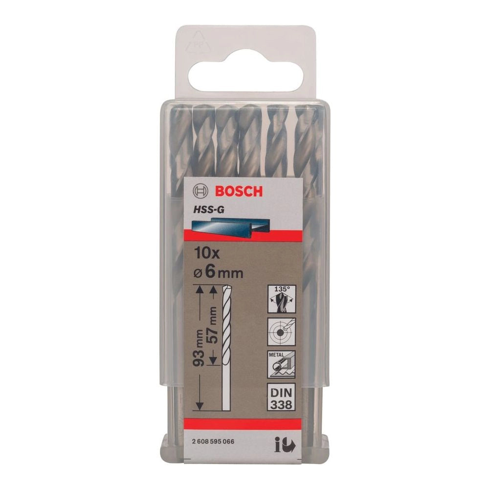 Bosch Metal Drill Bits HSS-G PointTeq