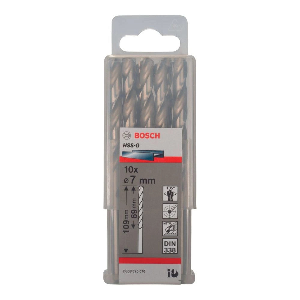 Bosch Metal Drill Bits HSS-G PointTeq