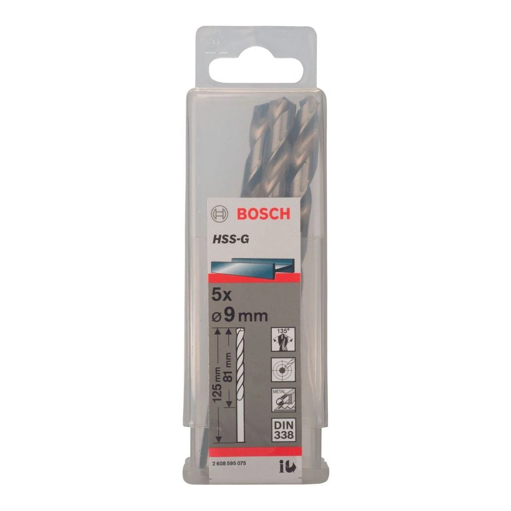 Bosch Metal Drill Bits HSS-G PointTeq