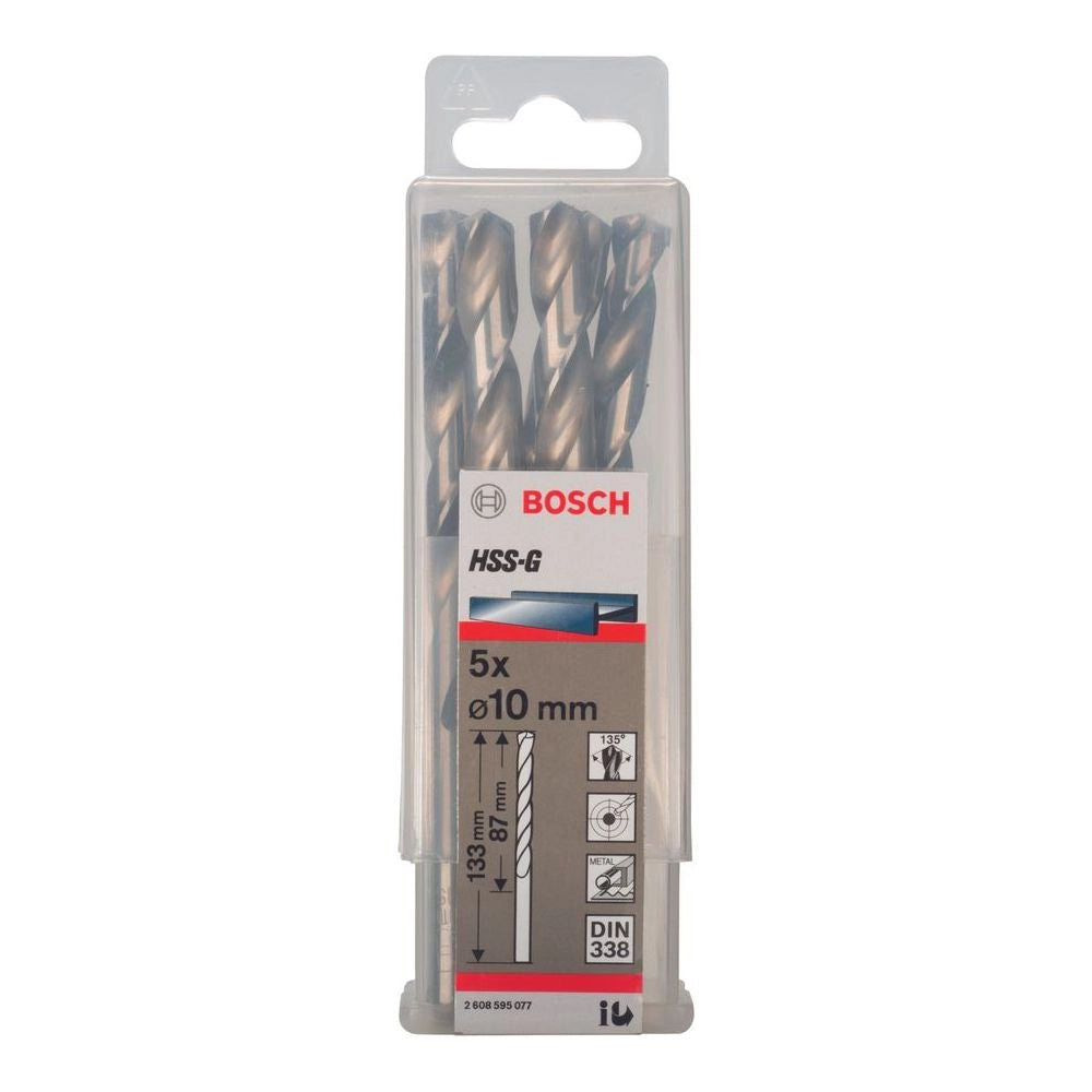 Bosch Metal Drill Bits HSS-G PointTeq