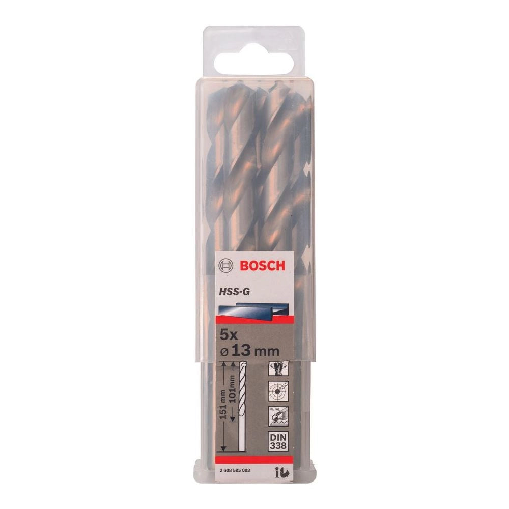Bosch Metal Drill Bits HSS-G PointTeq