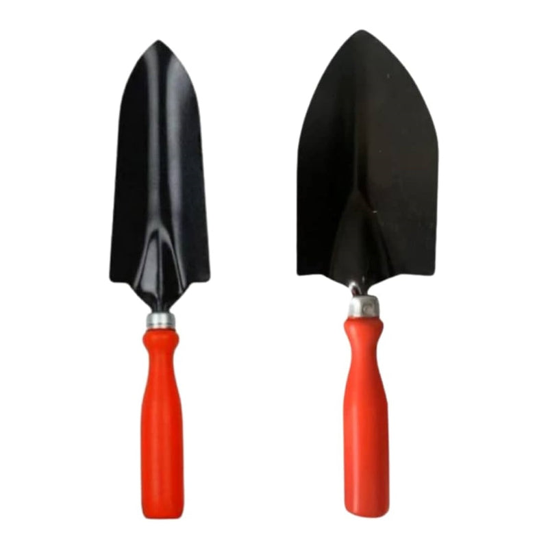 Hand Digging Metal Trowel With Plastic Handle for Gardening (Medium Size)
