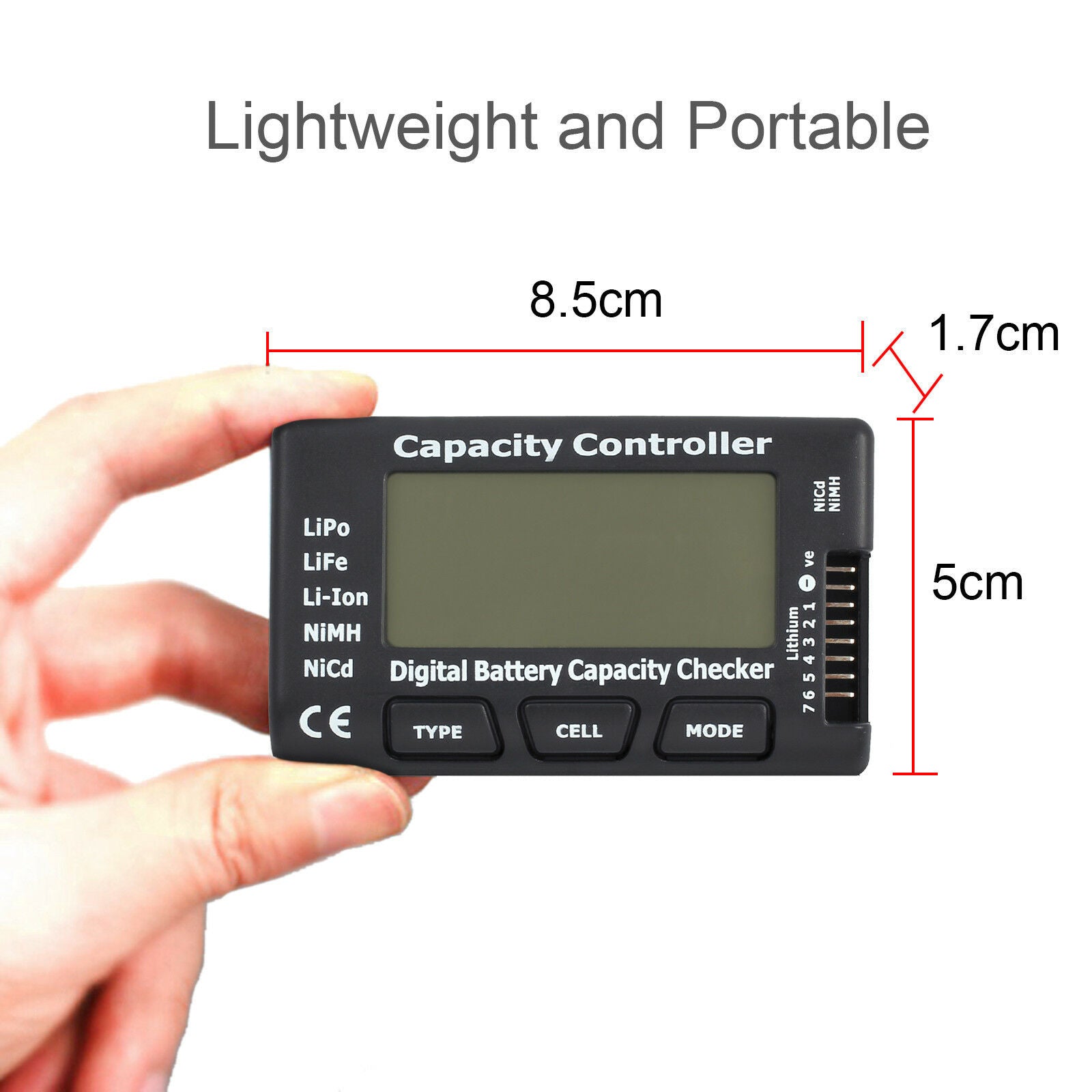 CellMeter Digital Battery Capacity Checker Controller