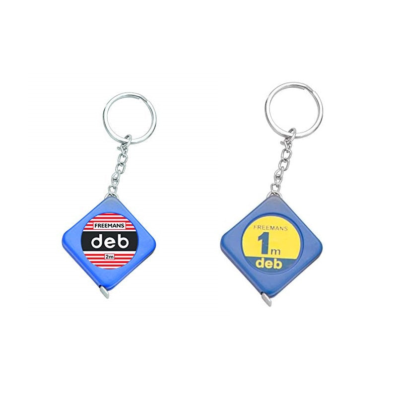 Freemans: DEB Steel Tape Rule with Keychain [Plastic Body]