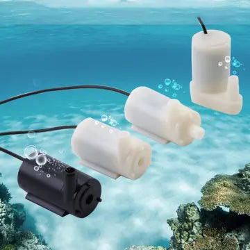 [Type 2] DC Micro Horizontal Upside Nozzle Submersible Water Pump for Fish Tank Fountain Aquarium