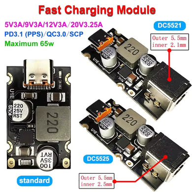 Buy 65W Type C Interface Fast Charging Module | Makerbazar