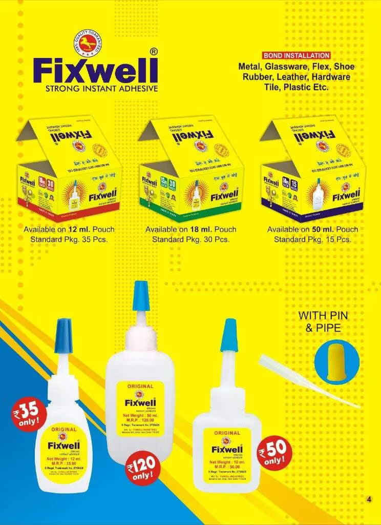 Fixwell: Strong Instant Adhesive 800mg