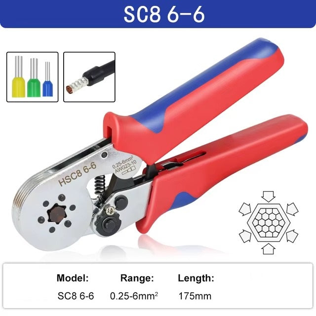 Ferrule Connector Wire Crimping Tools AWG23-10