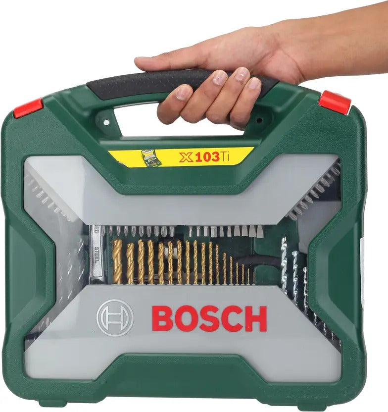 Bosch X-Line X103Ti Titanium Drill Bits and Screwdriver Bits Set [2607019331]