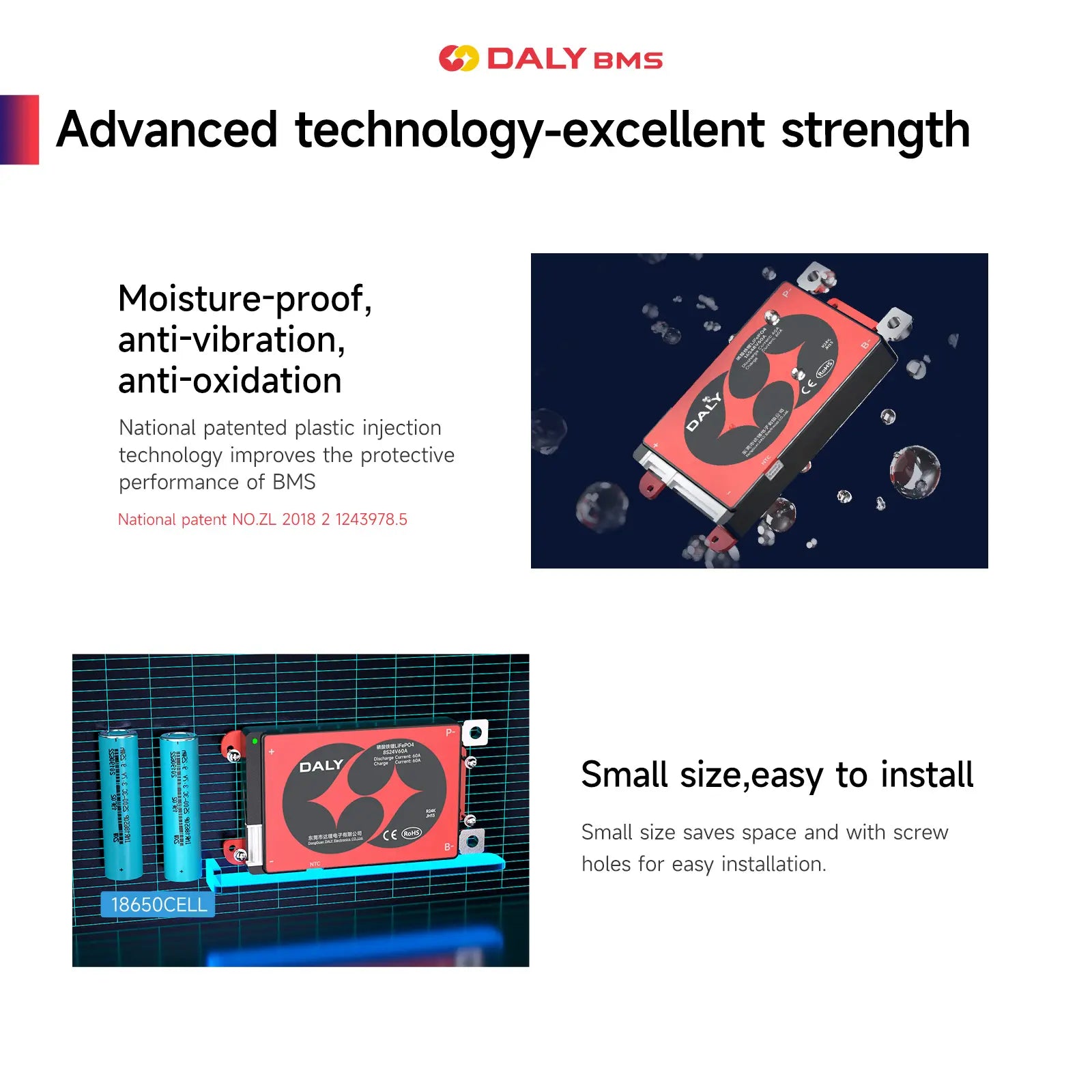 DALY K-Series Standard BMS Lifepo4 Battery Management System