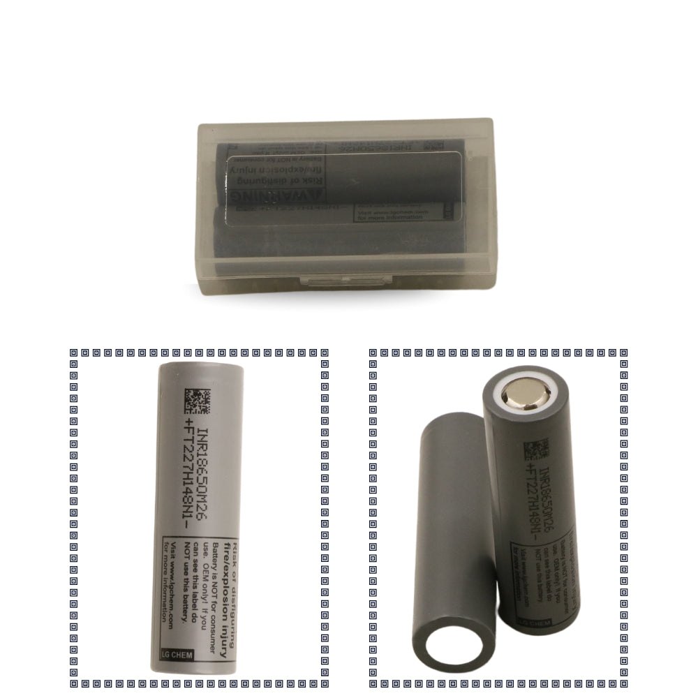 LG Chem INR18650 3.7V Li-Ion Rechargeable Battery