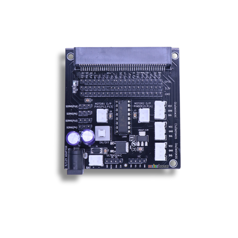 GPIO Expansion Board for Micro:bit Edge Connector Breakout Board [Made-In-India]