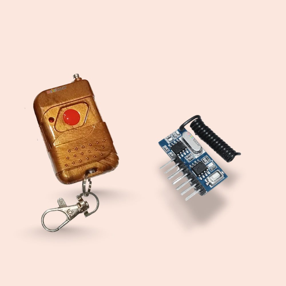 1-Channel QIACHIP Wireless 433Mhz RF Module Receiver with Remote Control
