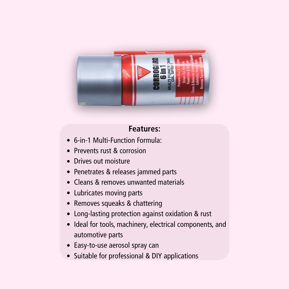 Aerol Industrial Coating Maintenance Sprays Bottle
