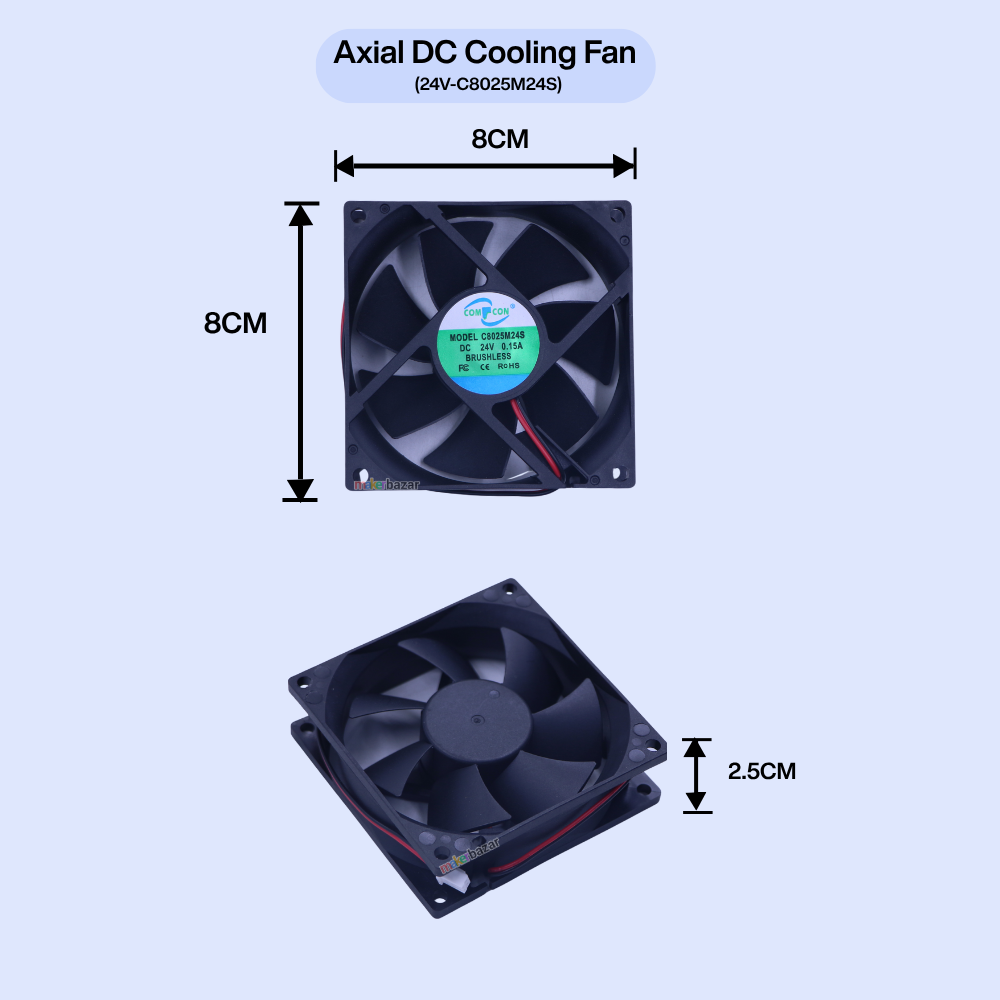 Compcon: Premium Axial DC Cooling Fan Blowers