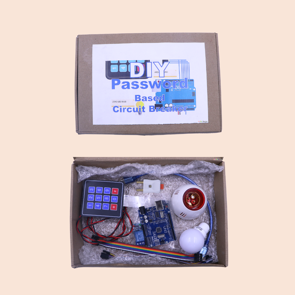 DIY Password-Based Smart Security Kit – Arduino-Compatible Smart Safety Project