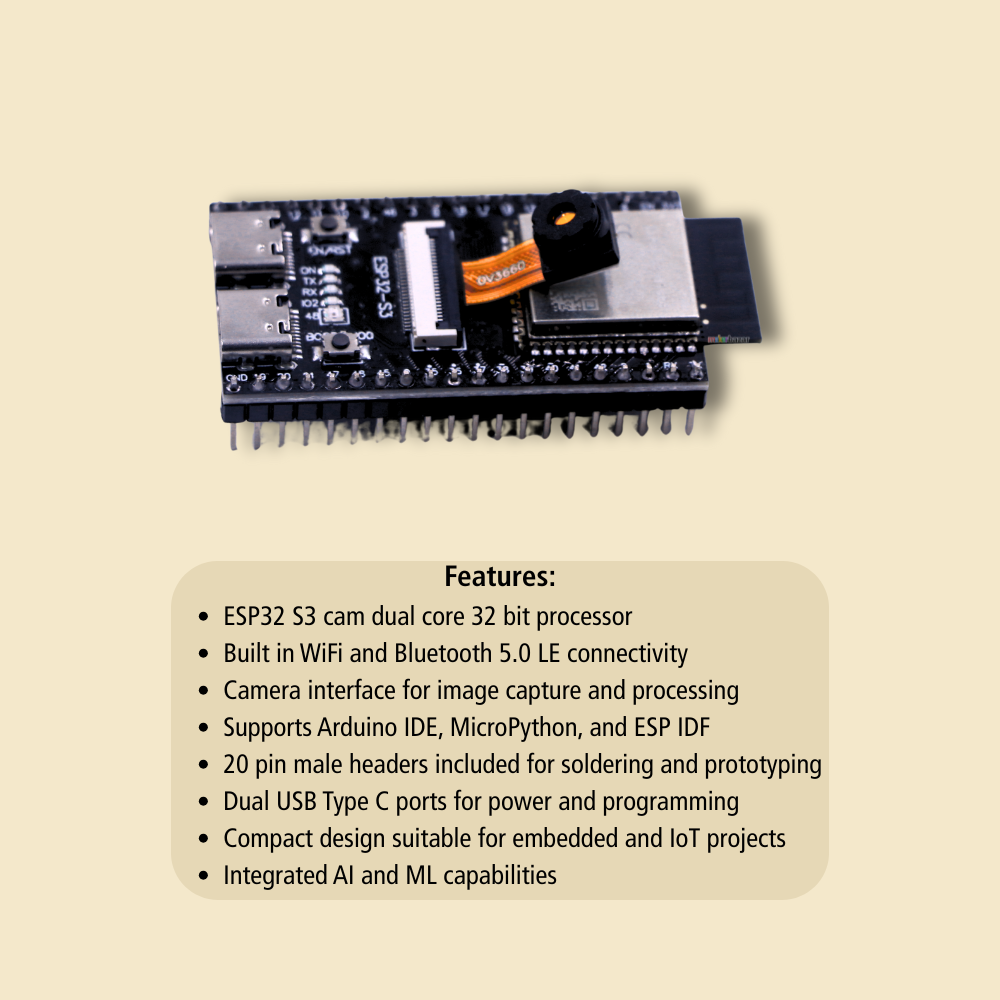 ESP32-S3 N16R8 Cam Development Board WiFi and Bluetooth 5.0 Module