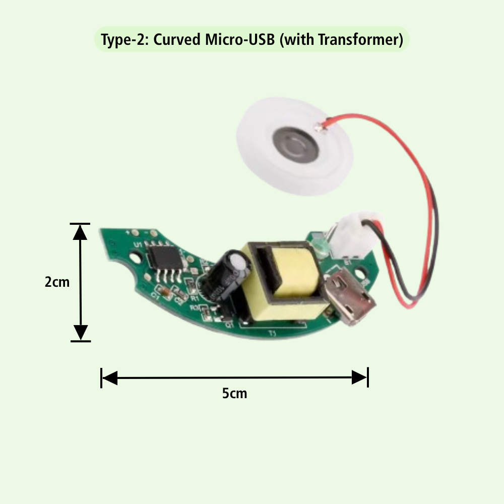 5VDC 108KHz Humidifier/Mist Maker USB Spray Module
