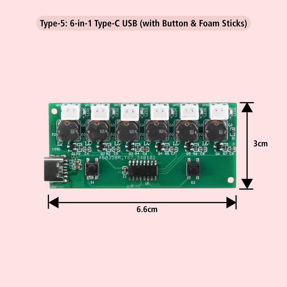 5VDC 108KHz Humidifier/Mist Maker USB Spray Module