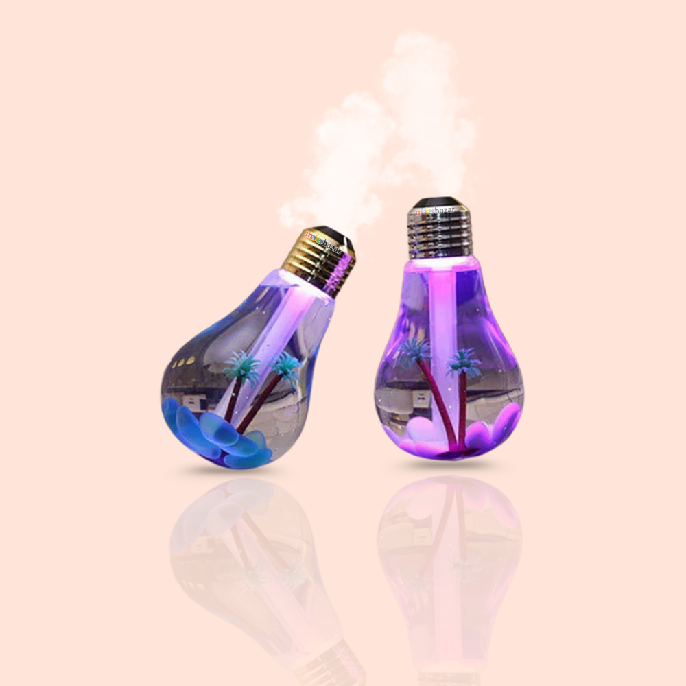 Light Bulb Design Portable Humidifer for Home Decor