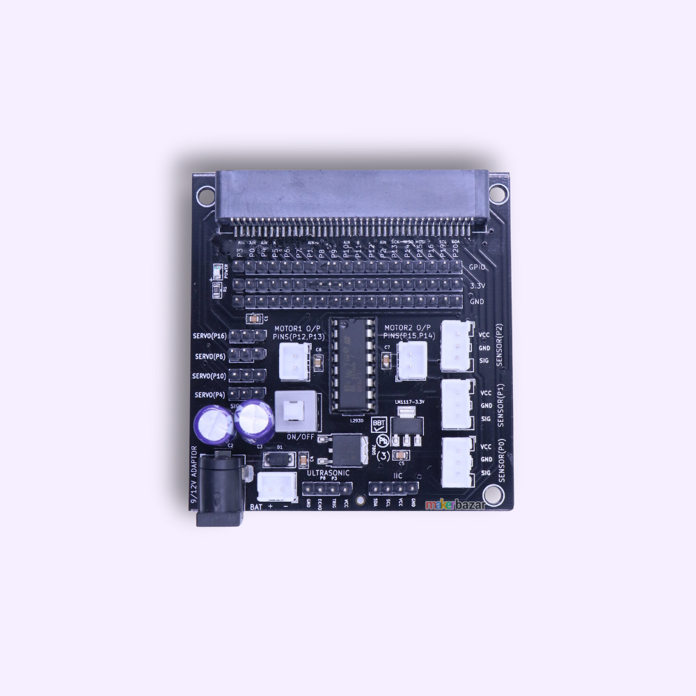 GPIO Expansion Board for Micro:bit Edge Connector Breakout Board [Made-In-India]