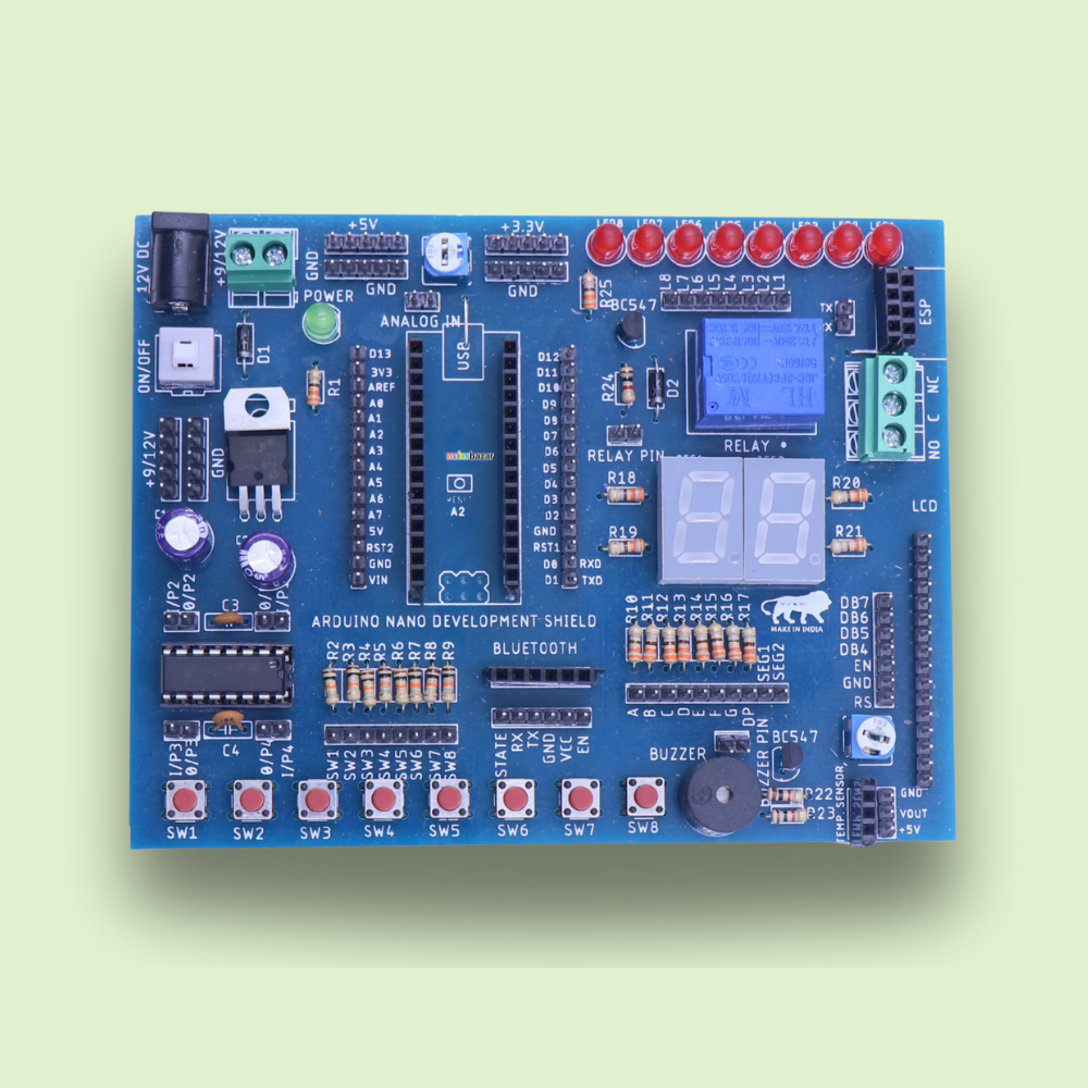 Nano Development Shield – Prototyping Expansion Board