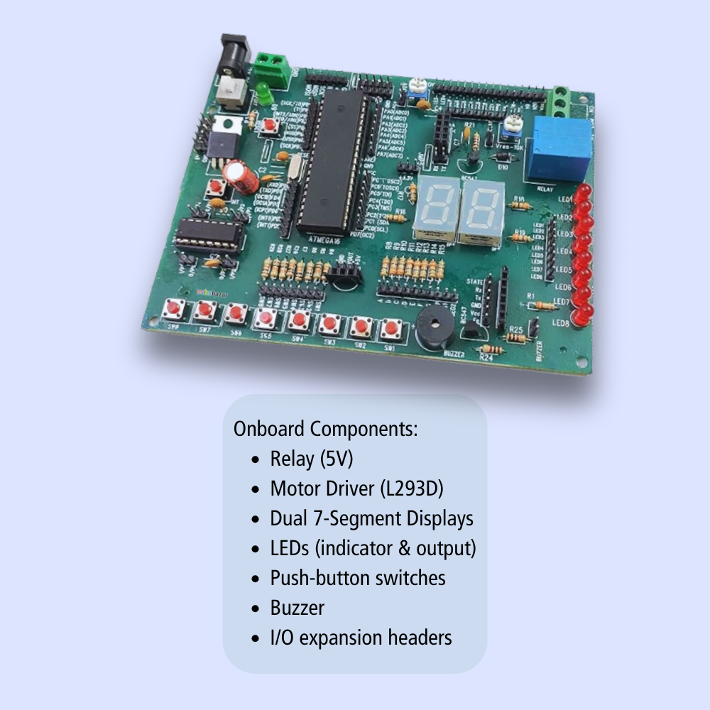 PIC Microcontroller Development Board – Prototyping & Learning Kit