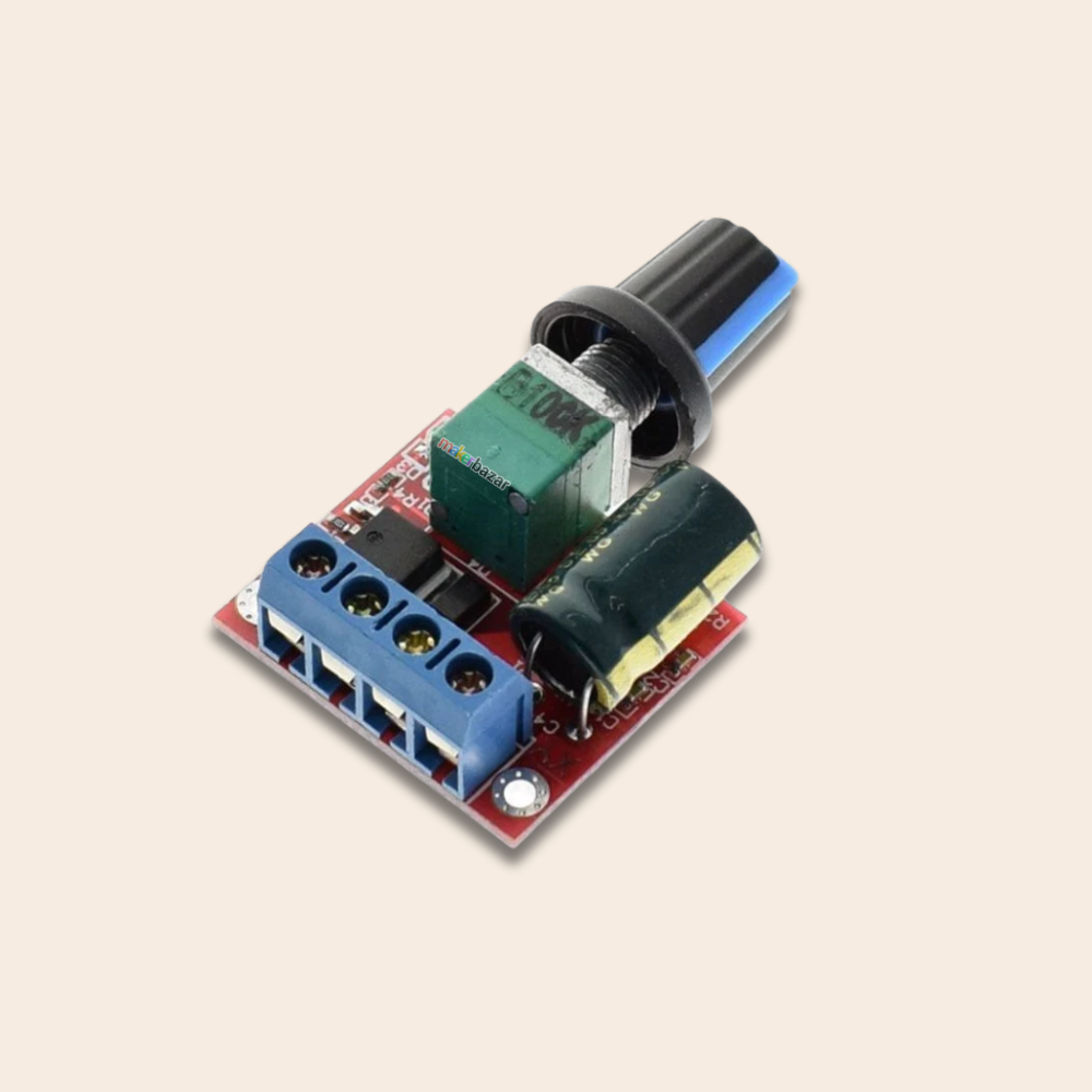 PWM DC Motor Speed Regulator 3V 6V 12V 24V 35V - 5Amp [Red]