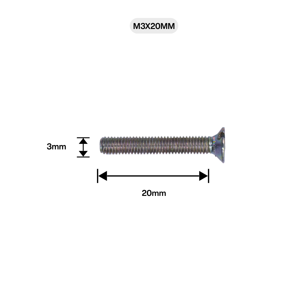 Screws/Nuts & Bolts Set (Golden Plated) - Pack of 10