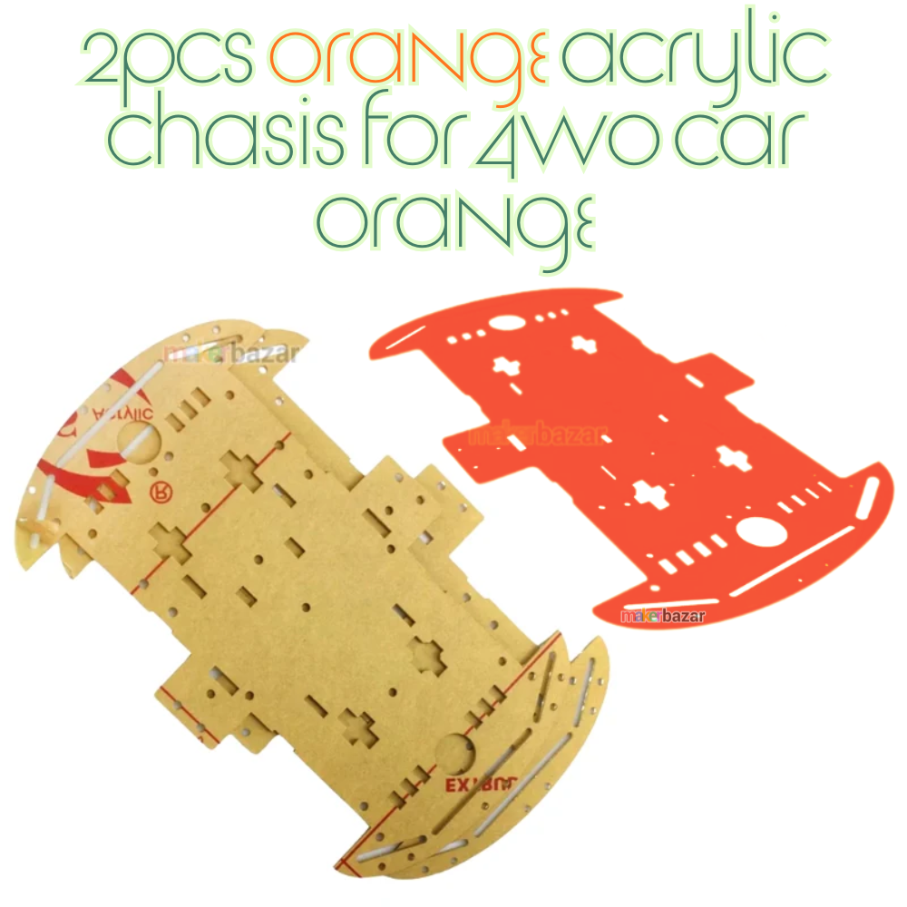 [Only Chassis] Smart Robotic Car Acrylic Chassis