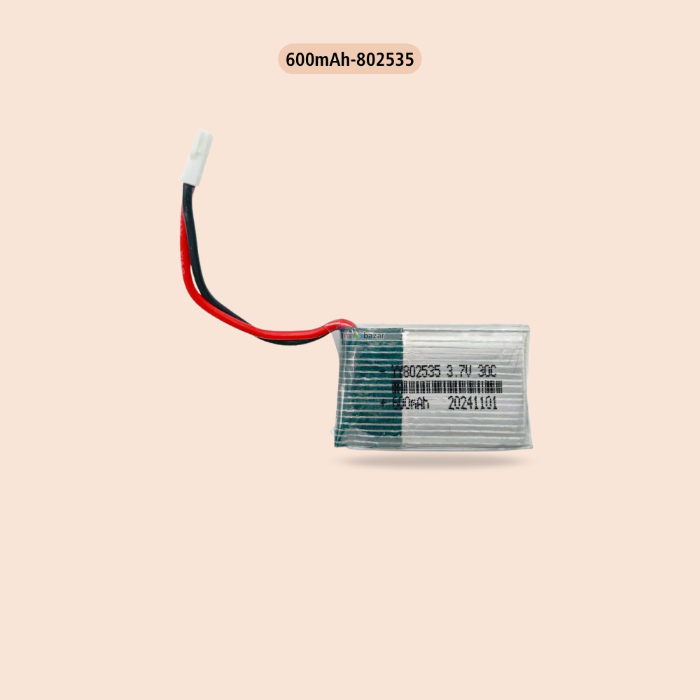 Generic: Drone Lipo Battery - Single Cell 3.7V Lithium Polymer Battery for Mini Drone