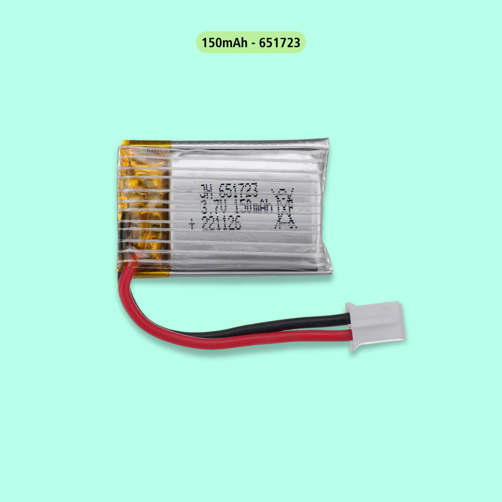 Generic: Drone Lipo Battery - Single Cell 3.7V Lithium Polymer Battery for Mini Drone