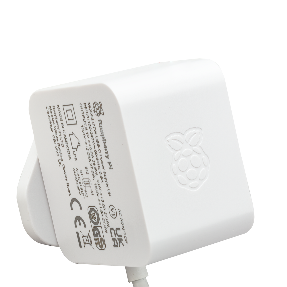 Power Adaptor For Rpi Raspberry Pi Official 27W USB-C PD Power Supply for RPI-5
