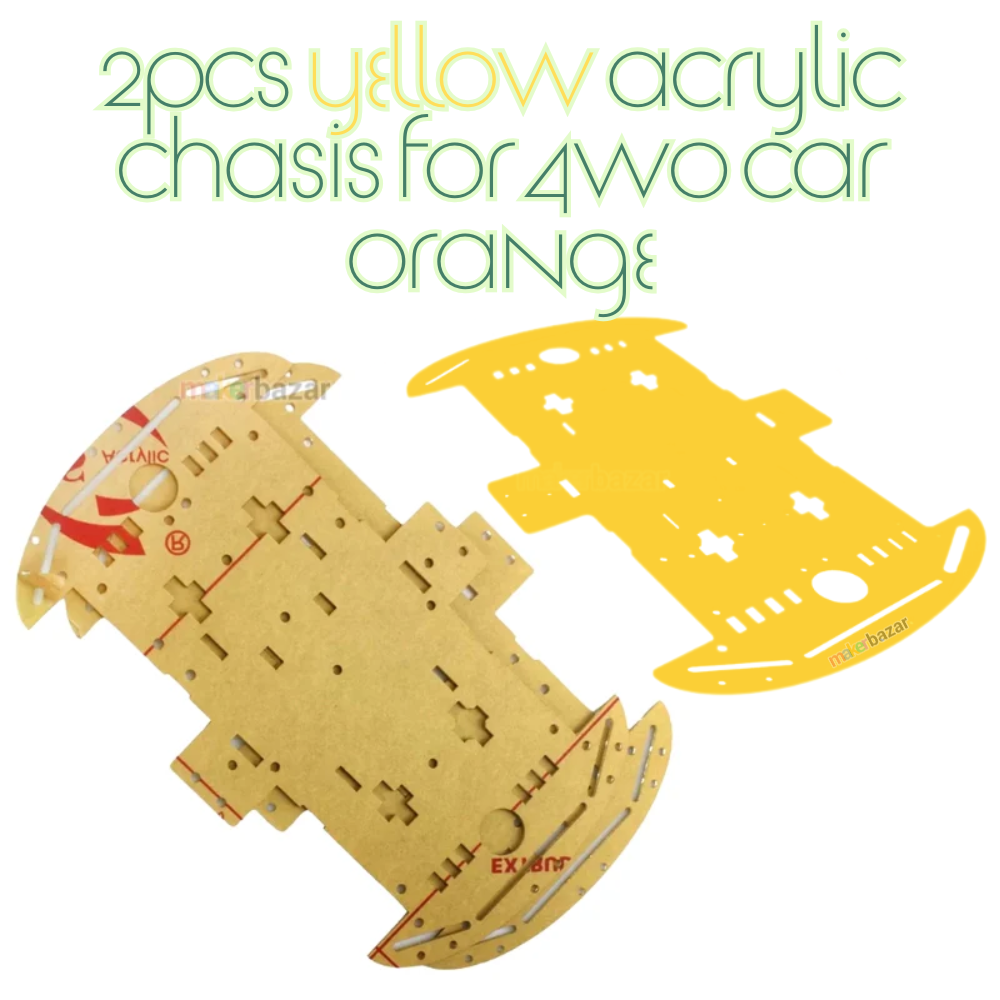 [Only Chassis] Smart Robotic Car Acrylic Chassis