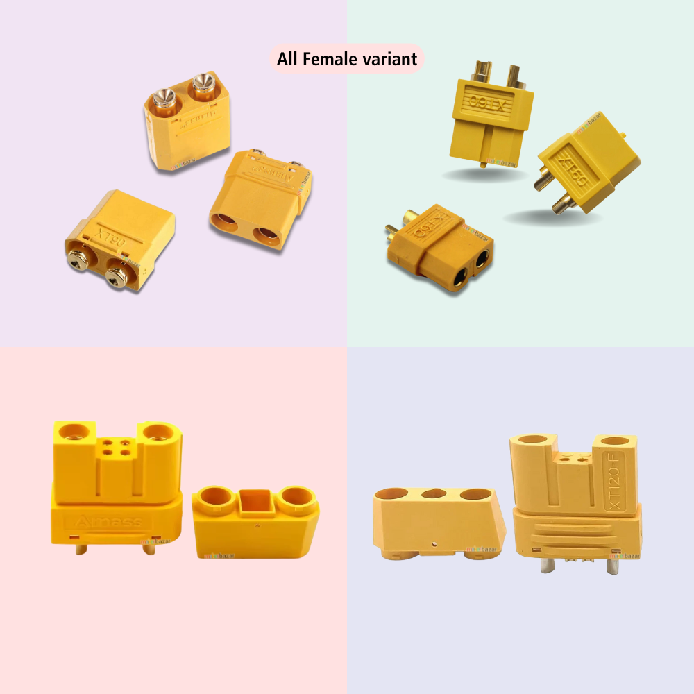 Amass XT-Series Original LiPo Battery Connectors Adapters
