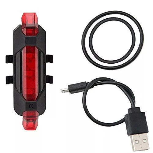 Waterproof USB Rechargeable Bike Light Tail Lamp for Safe Night Cycling